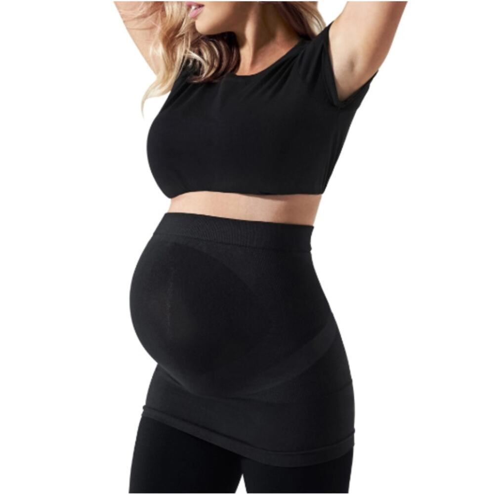 BLANQI Women's Black Maternity Built-in Support Bellyband Size S/M